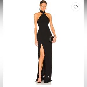 Amanda Uprichard Queen Gown in Black, Size Small